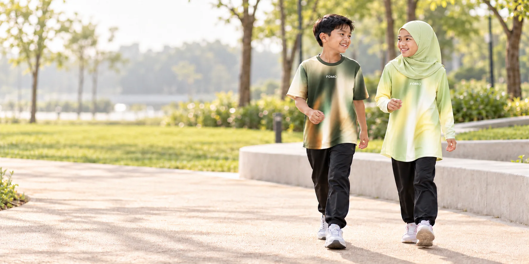 FOMO Athletics kids activewear